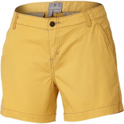 Pantalones Cortos Royal Robbins Ventura 5" Mujer - Amarillo - Chile PCA934206